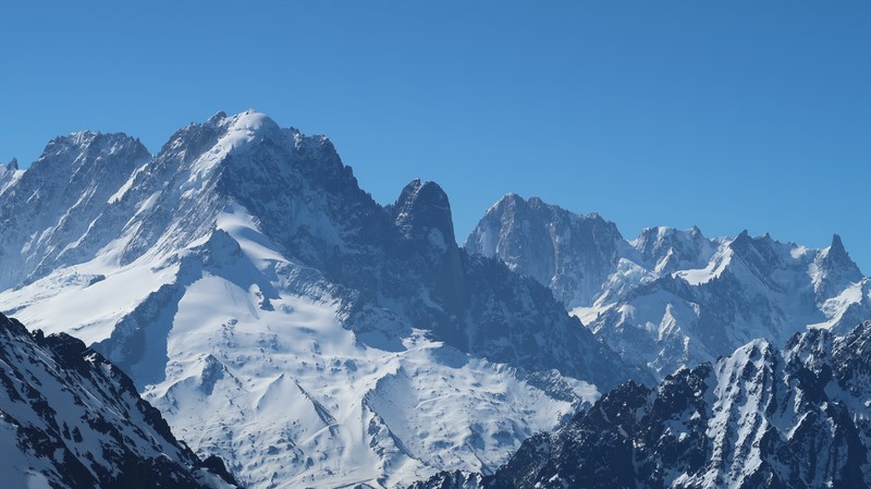 Le Cheval Blanc, randonnée à ski depuis le col de la Gueulaz, ou ...
